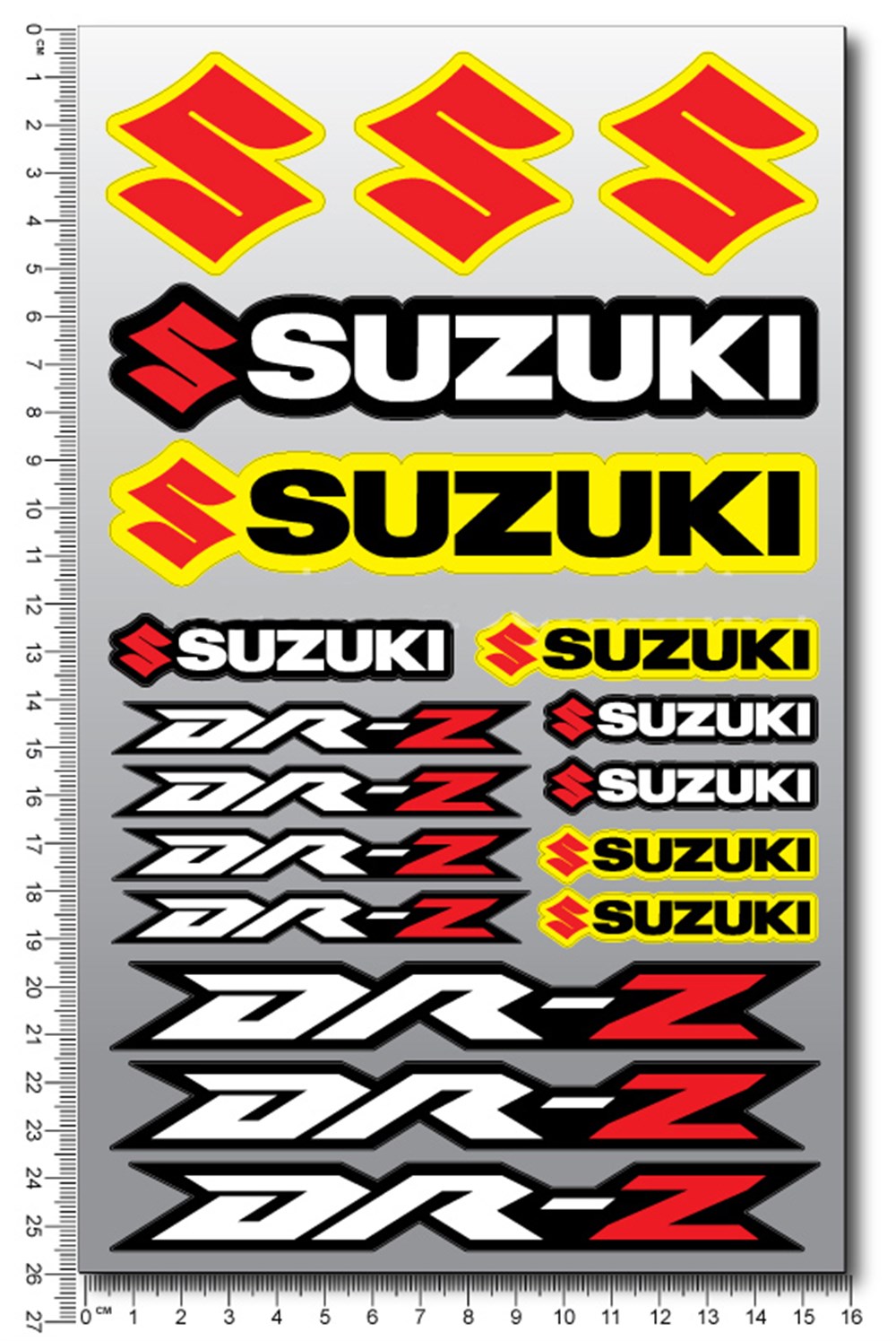 Suzuki DR-Z Sticker Set