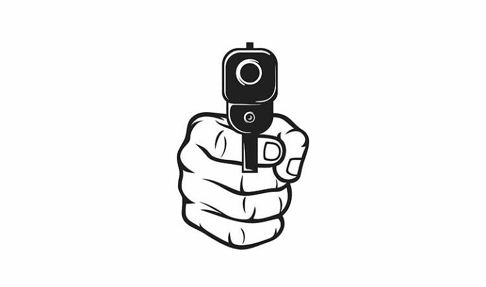Tabanca Sticker - Gun sticker Ücretsiz Kargo 15cm