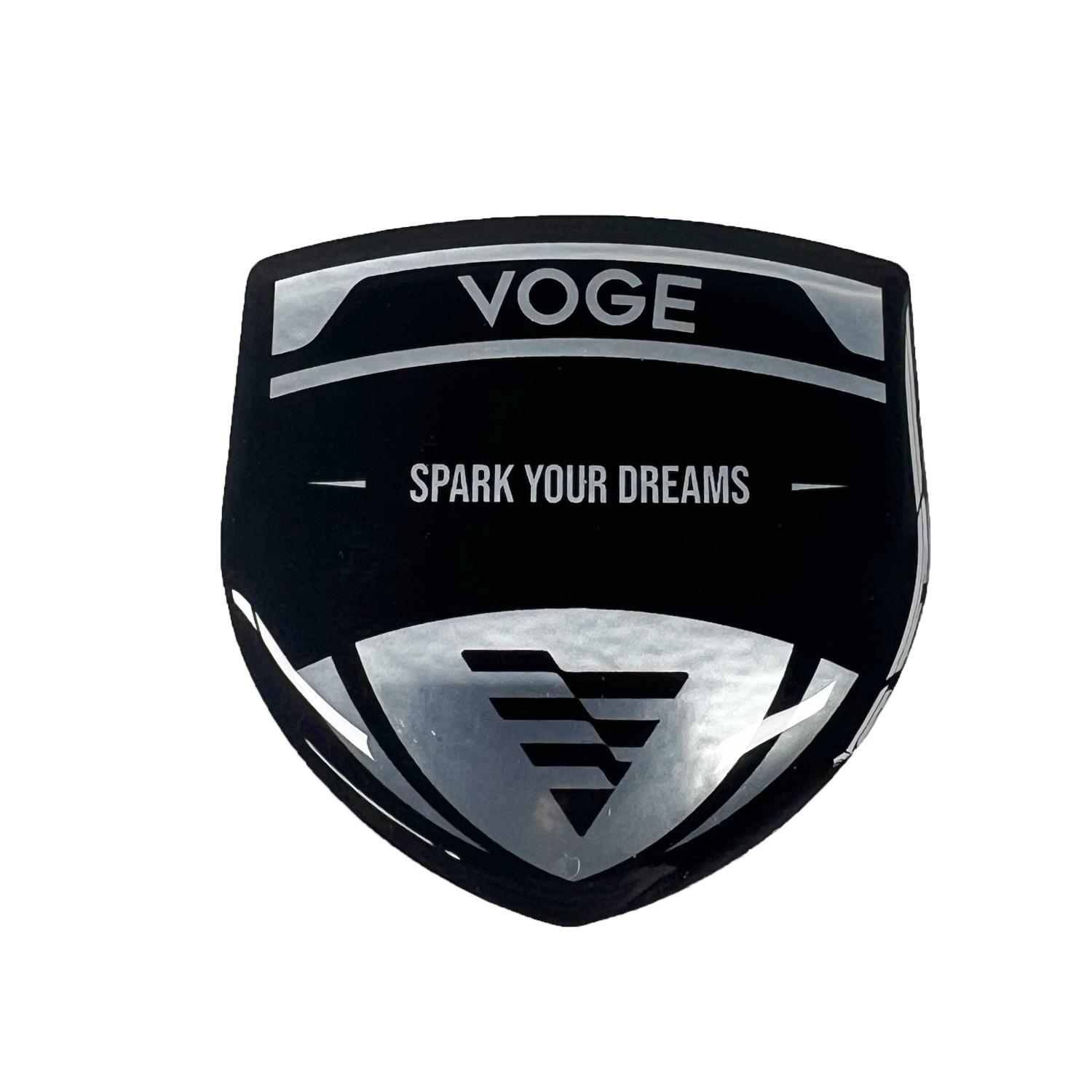 Voge 3D Gümüş Arma Sticker Redlinegrafik