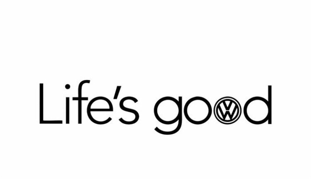 Volkswagen Life İs Good Sticker - Ücretsiz Kargo 15cm