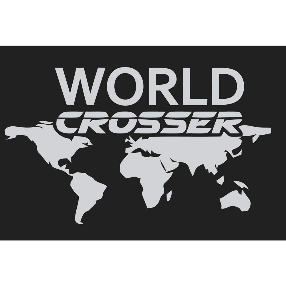 World Crosser Etiketi Sticker 