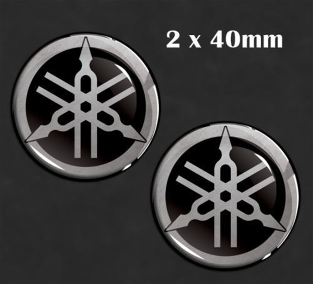 Gümüş 2 Adet Damla Sticker Etiket 4 cm