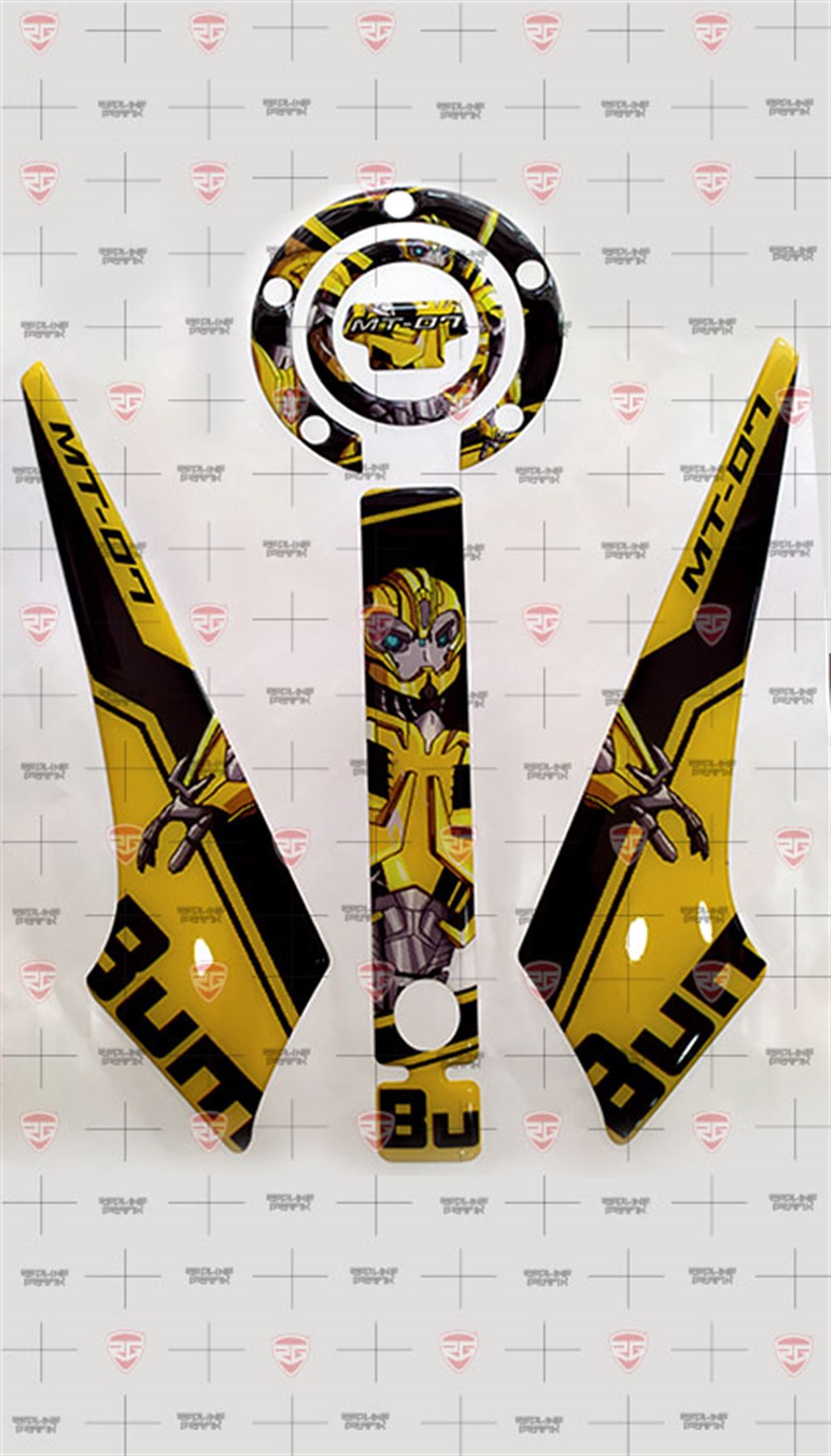 Yamaha mt 07 bumblebee Tank pad set