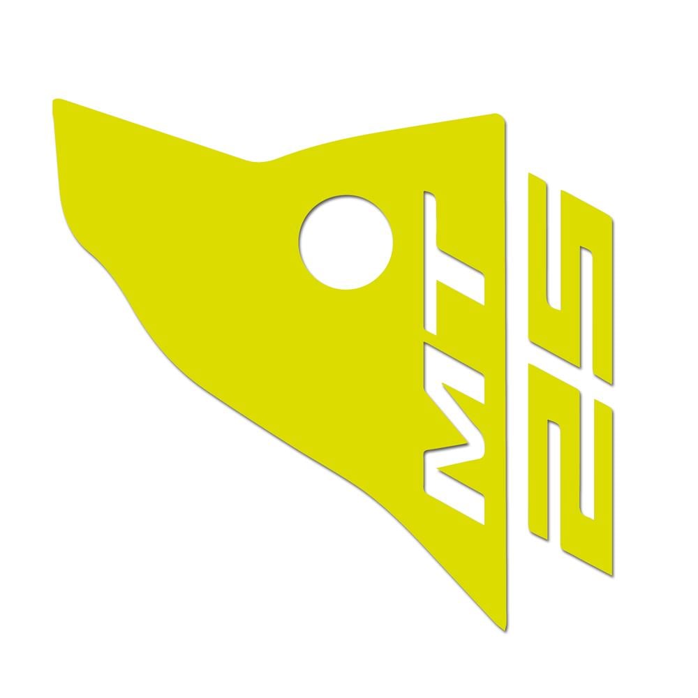 Yamaha Mt 25 Florasan Sarı Ön Cam Sticker