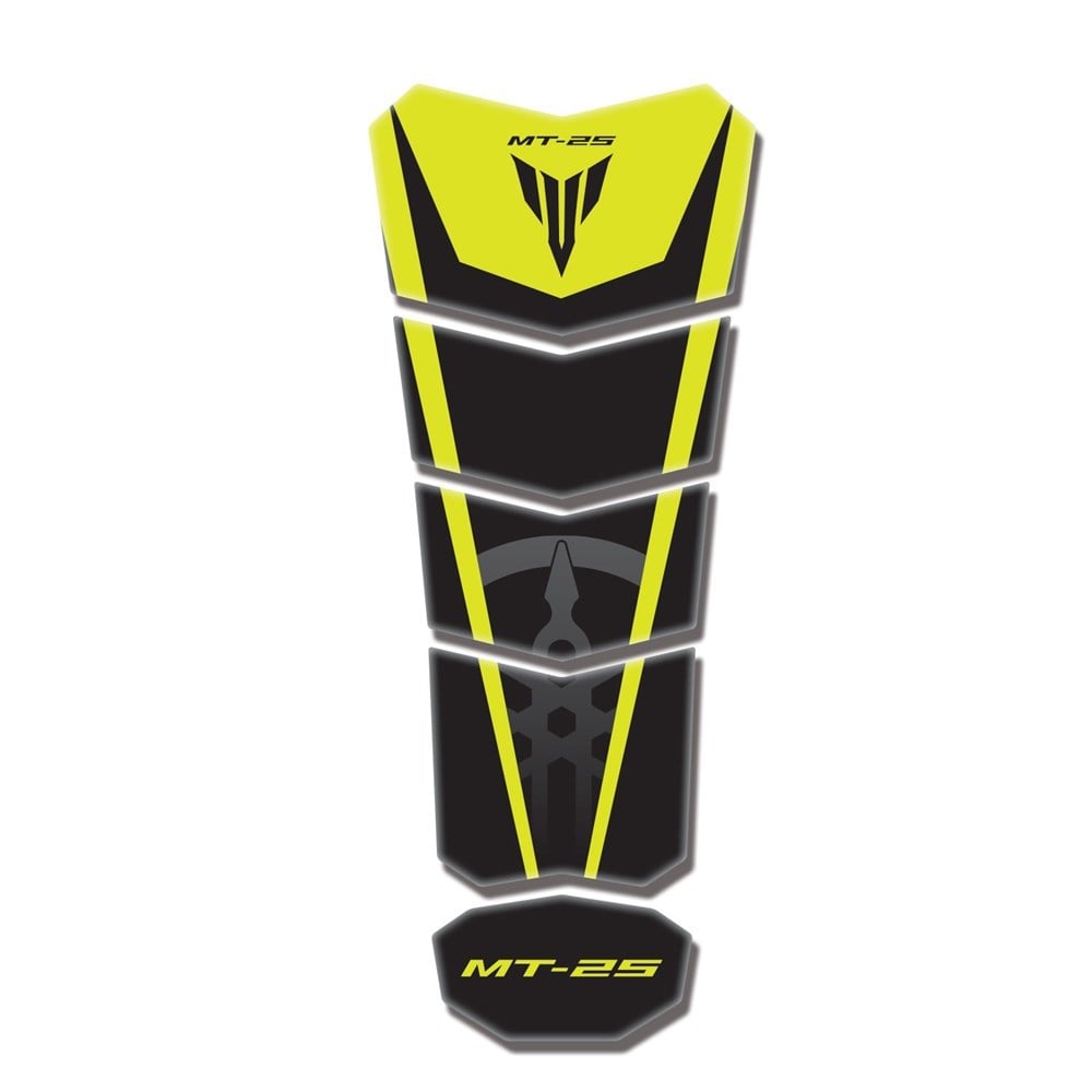 Redline Grafik MT-25 Uyumlu Özel Tank Pad Neon Sarı Siyah