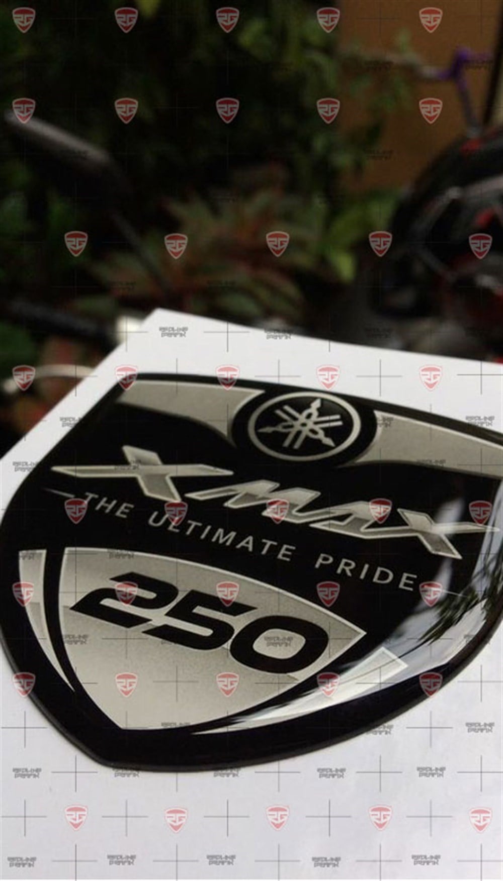Redlinegrafik Xmax 250 Uyumlu 3D 1 Adet Sticker