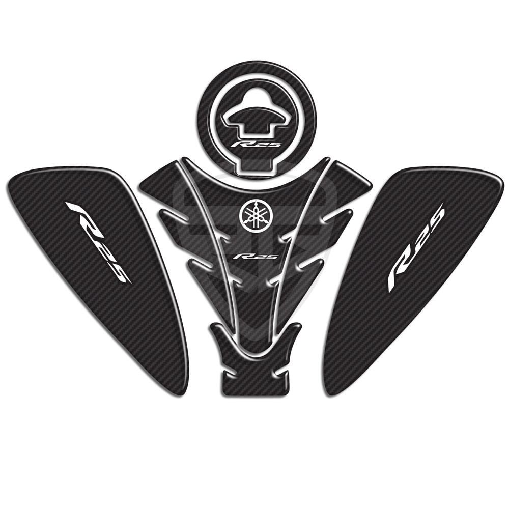 Yamaha Yzf R25 2019 Karbon Tank Pad Seti