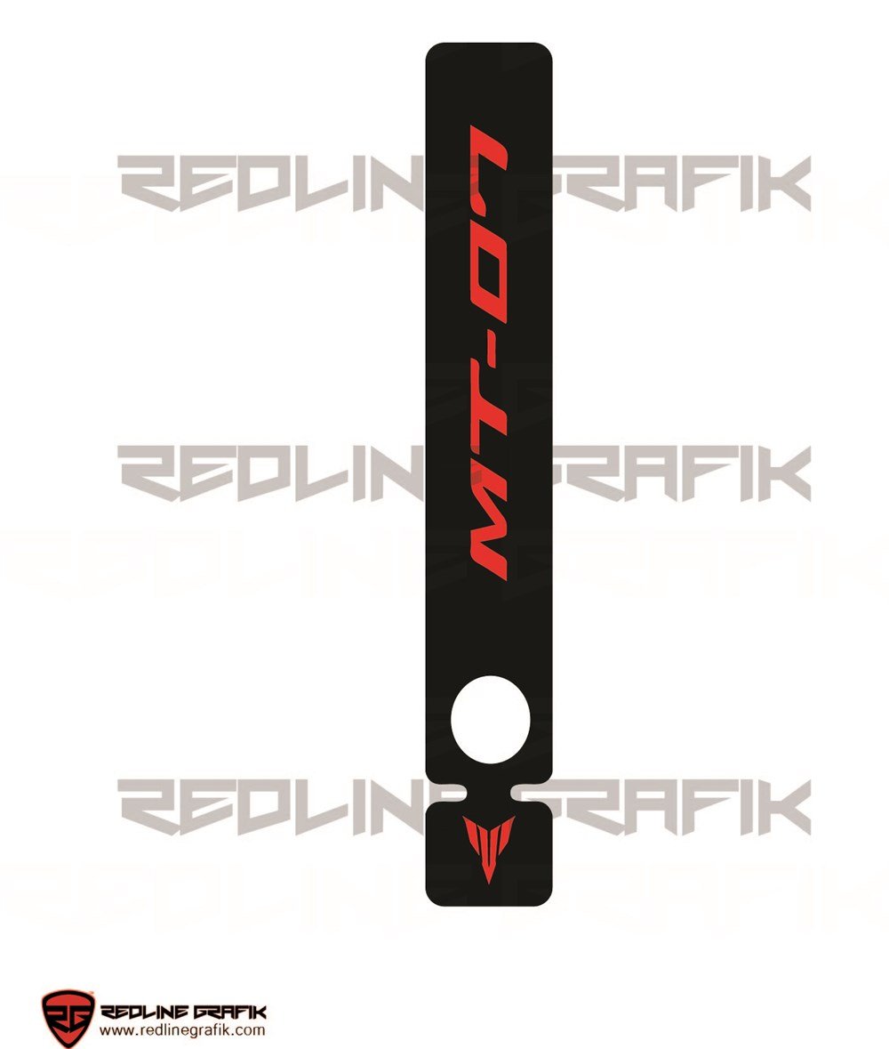  MT-07 Kırmızı Tank Pad