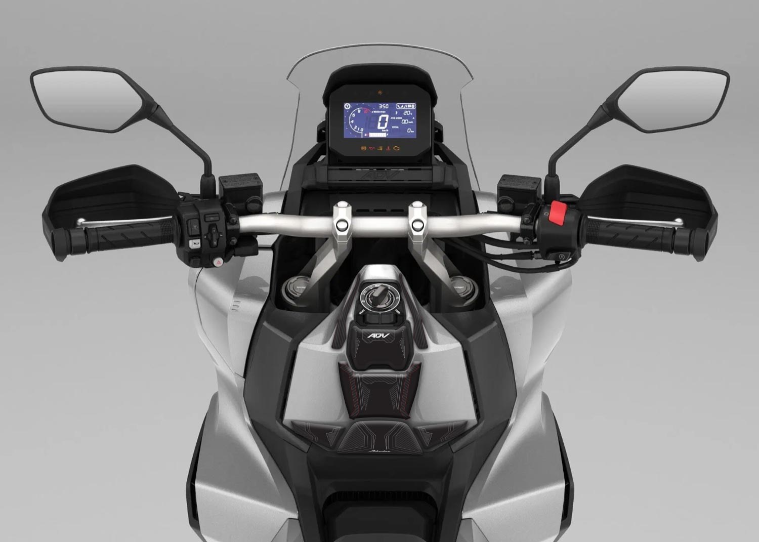 ADV350 Karbon Görünümlü Torpido Pad Set Sticker