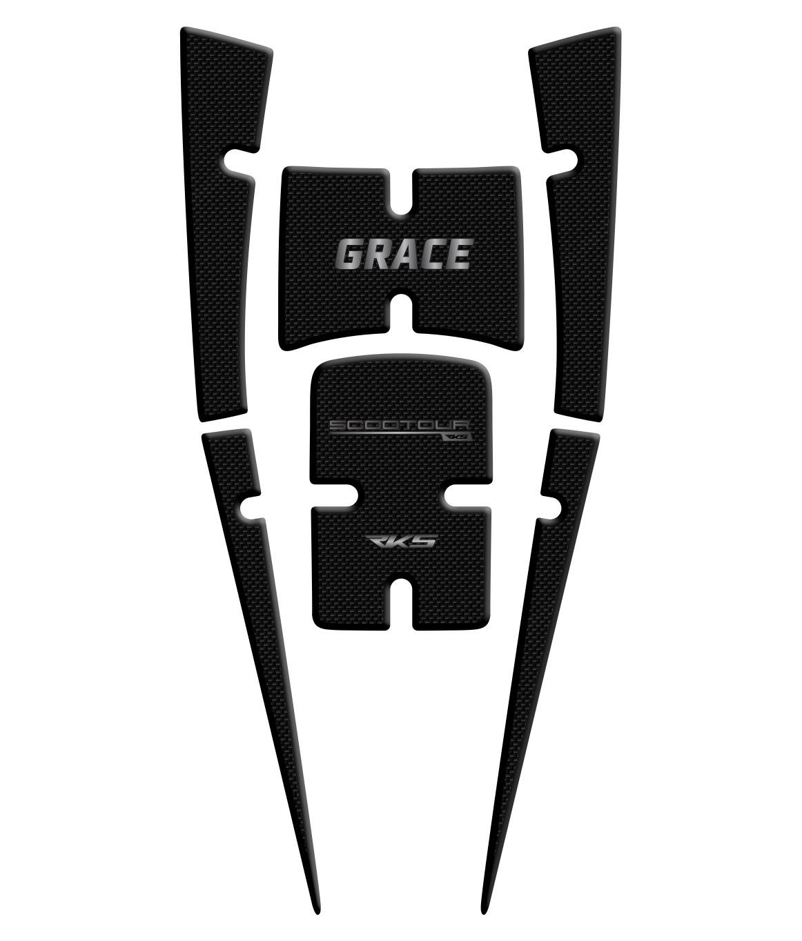 RKS Grace Karbon Tank Pad Redline Grafik