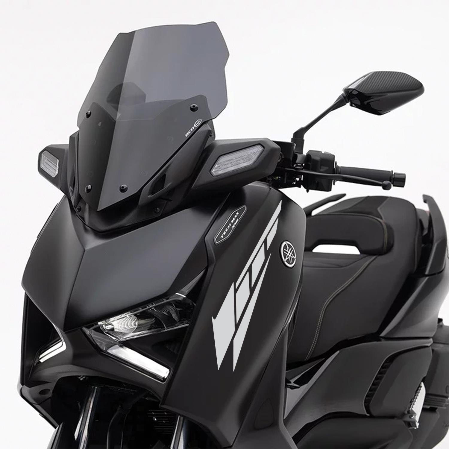 Motosiklet Universal 2 Adet Sticker Reflektif Beyaz Xmax Nmax Pcx Forza Adv350 RKS Sym	