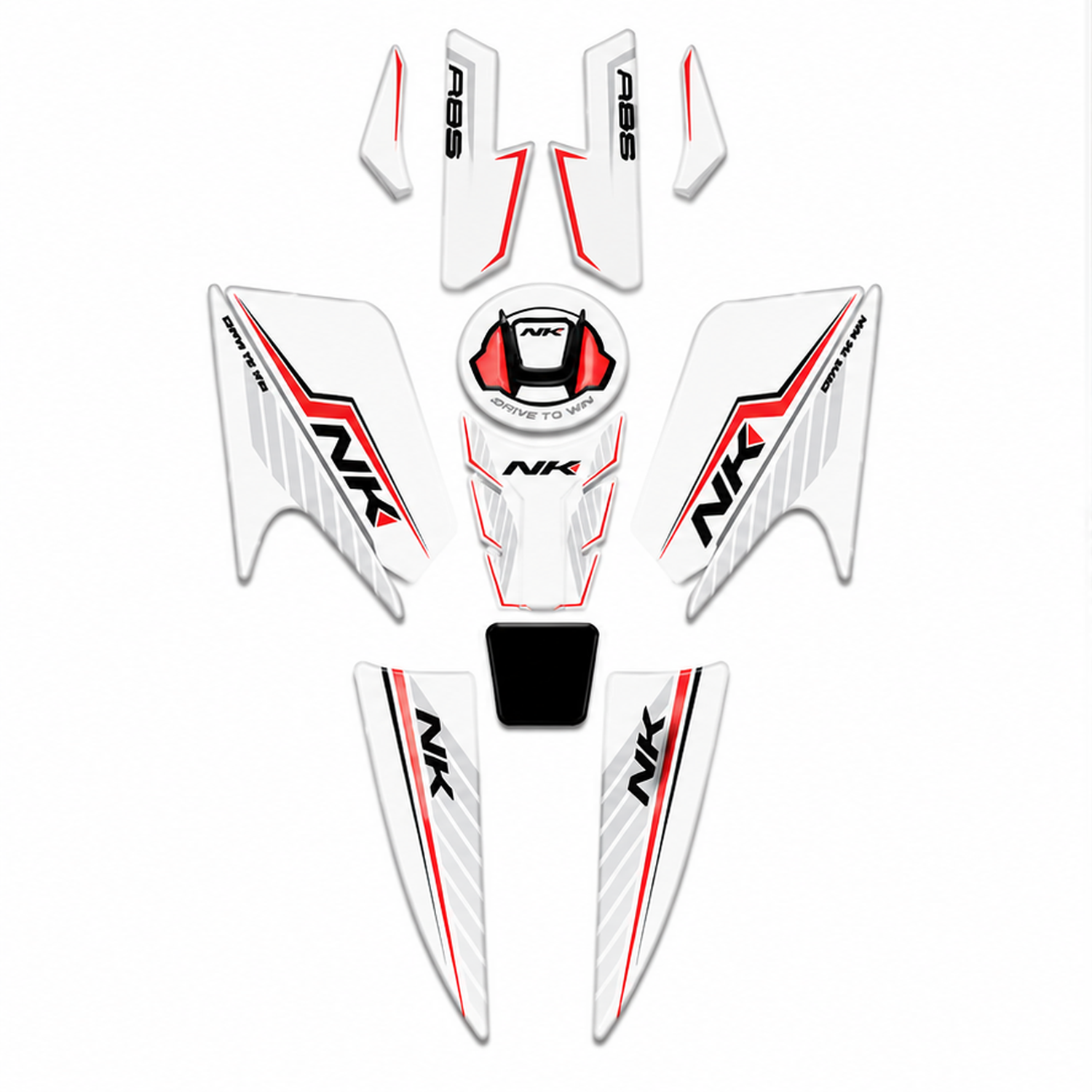 Redlinegrafik Cf Moto 450 Nk Uyumlu Full Tank Pad Set Kuyruk Pad - Çamurluk Pad - Tank Pad