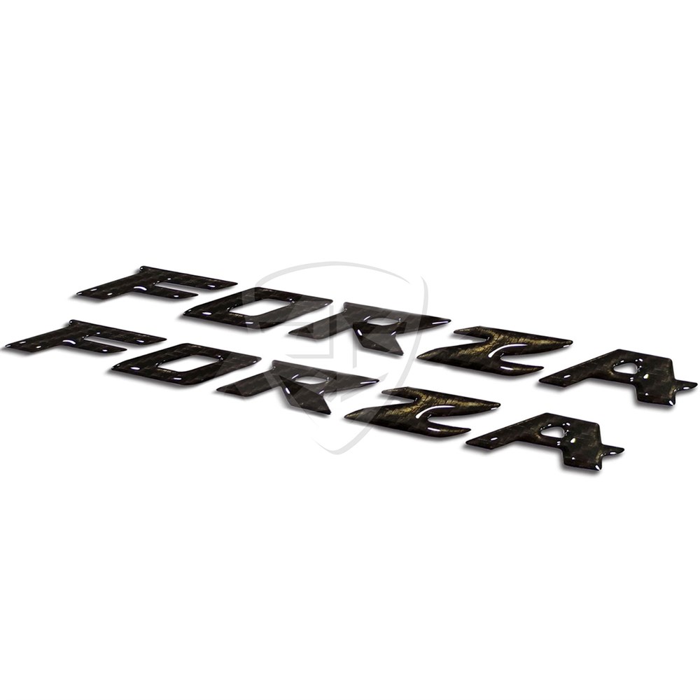 2'li Honda Forza 3D Damla Sticker Karbon Desen