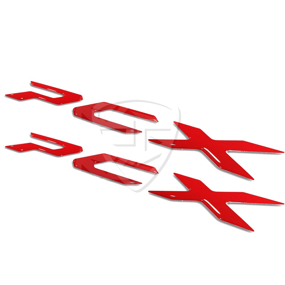 2'li Honda PCX 3D Damla Sticker Kırmızı