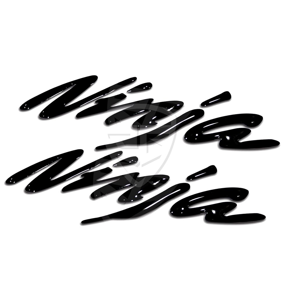 2'li Ninja 3D Damla Sticker