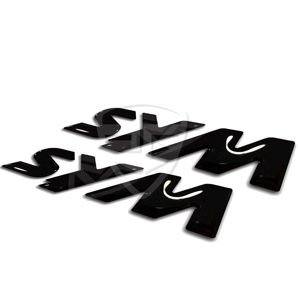 2'li SYM 3D Damla Sticker 