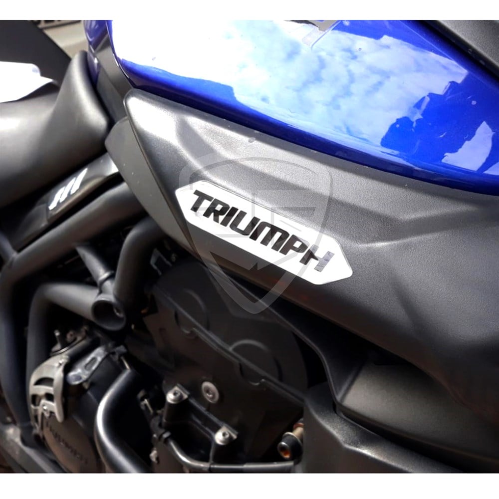 2'li Triumph 3D Motosiklet Sticker