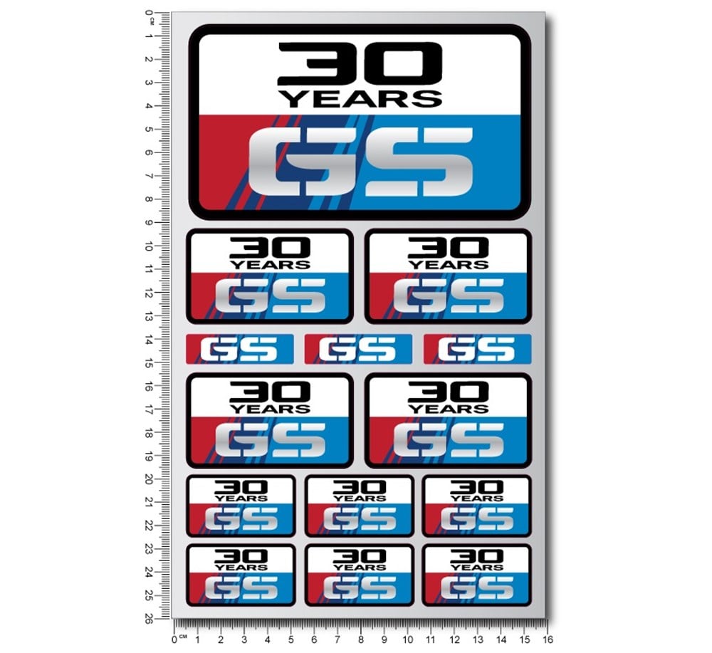 30 Years GS Sticker Set