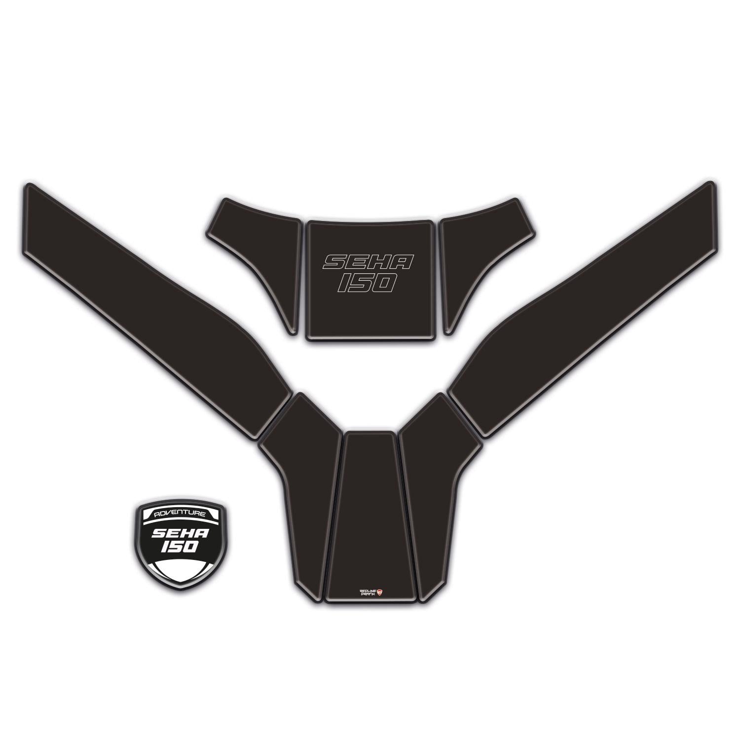 Kanuni Seha 150 Uyumlu Full SiyahTank Pad Set 8 Parça Redlinegrafik 