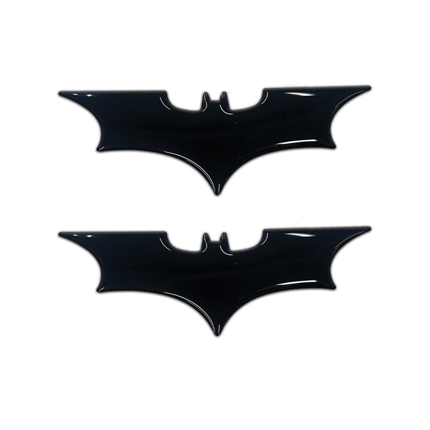Redlinegrafik Batman Yarasa Kabartmalı 3d Logo Sticker 2 Adet Damla Kabartmalı 3D Etiket Araba Motor Universal