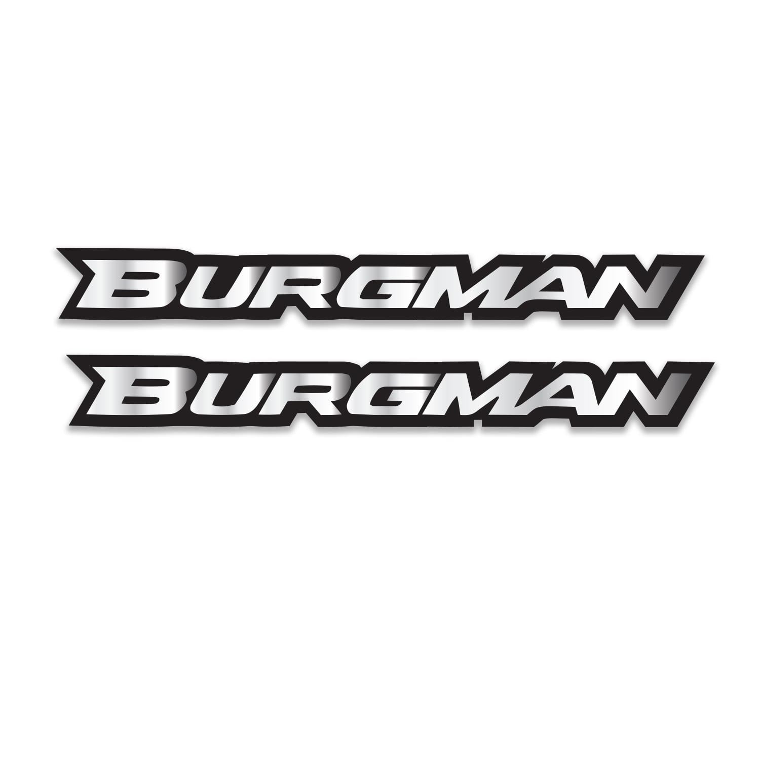 Redlinegrafik Burgman Yazılı Gümüş Grenaj Sticker Set
