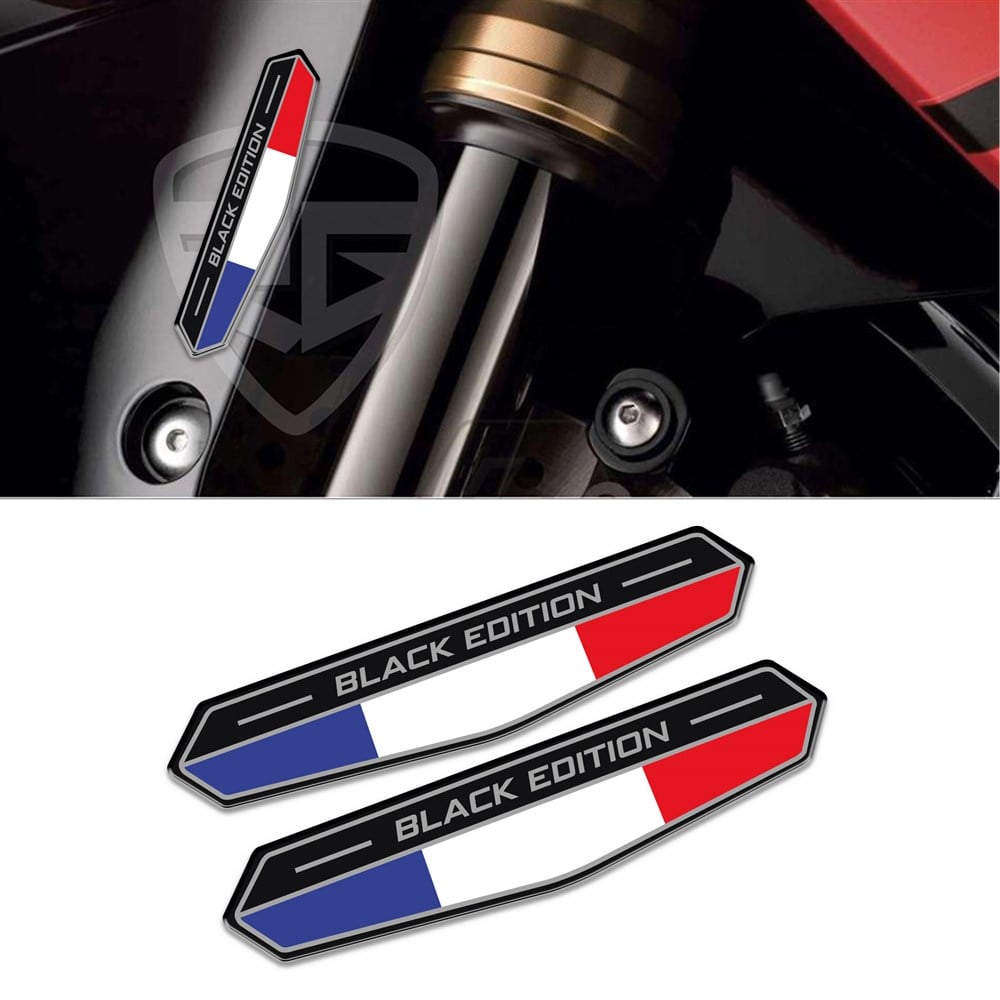 3D Motosiklet Çıkartma Etiket Sticker Fransa