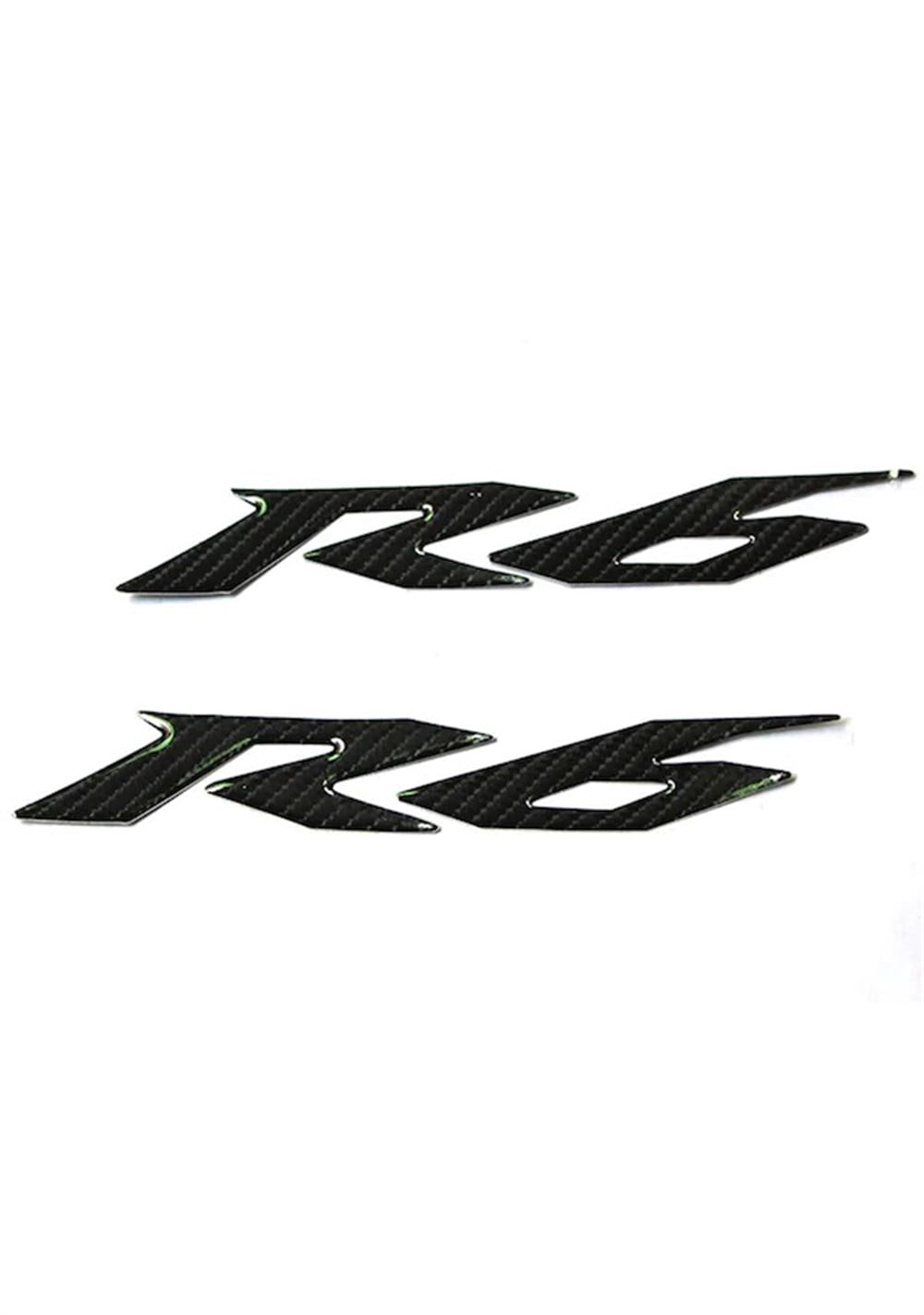 3D Yamaha R6 Orjinal Karbon Sticker 2 Adet