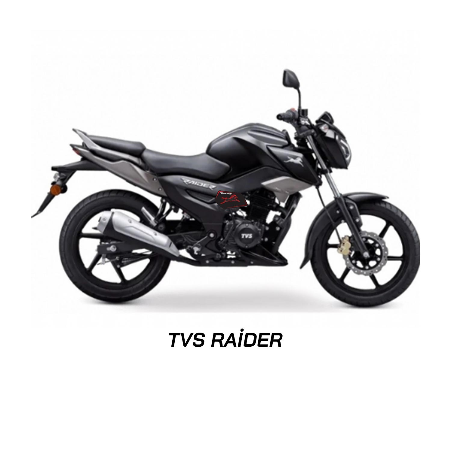 TVS Raider Uyumlu Tank Pad Seti Kırmızı Siyah Redlinegrafik