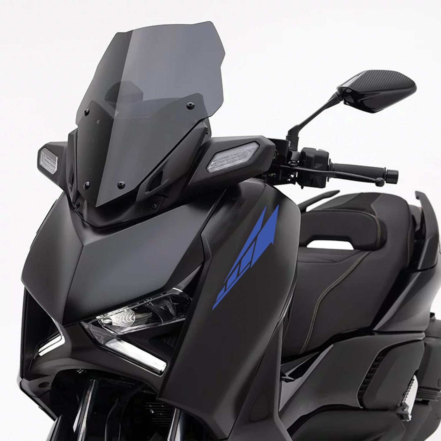 Motosiklet Universal 2 Adet Sticker Reflektif Mavi Xmax Nmax Pcx Forza Adv350 RKS Sym	