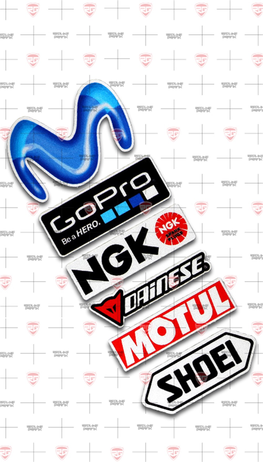 6 Parça Reflektif Sticker Seti 