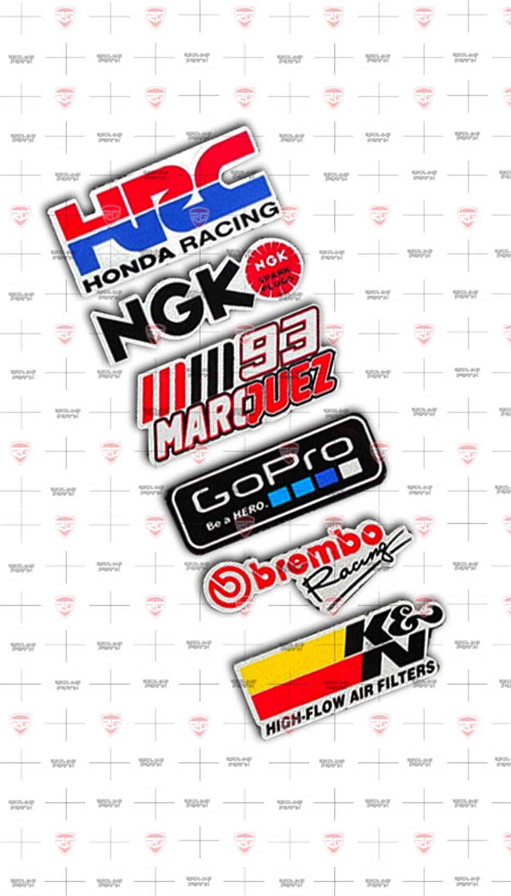 6'lı Reflektif Sticker Set