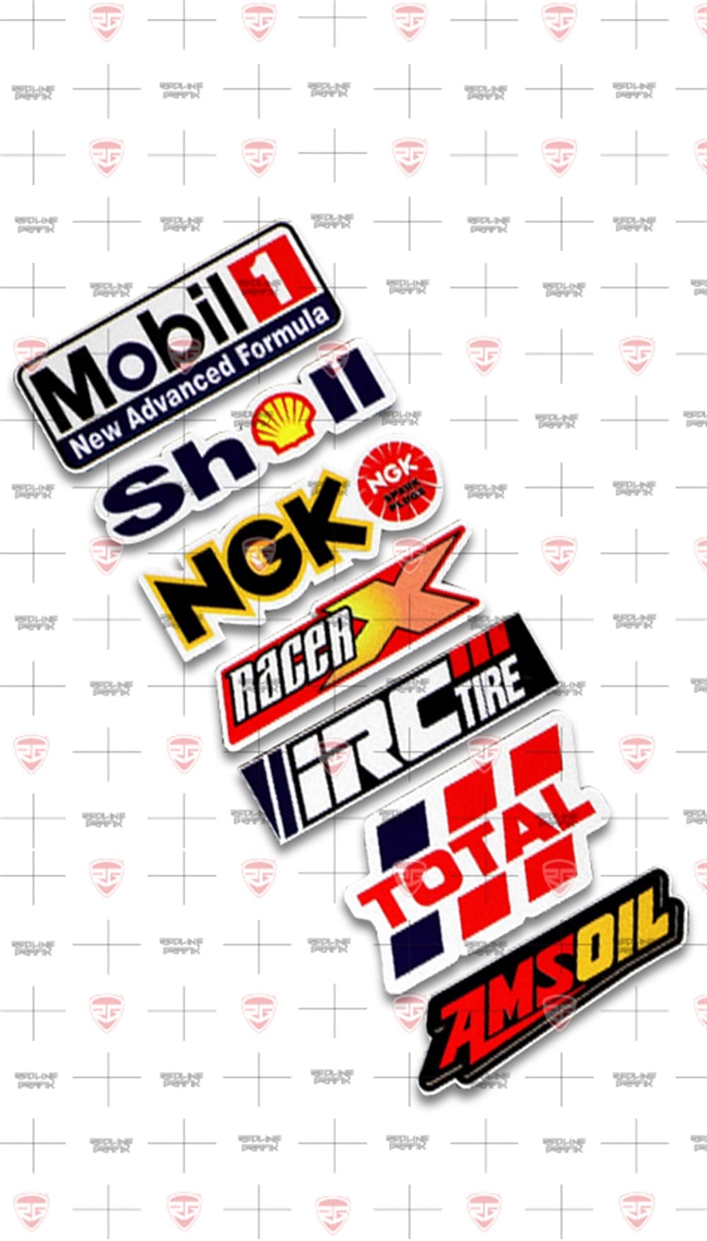 7 Parça Reflektif Sticker Seti 