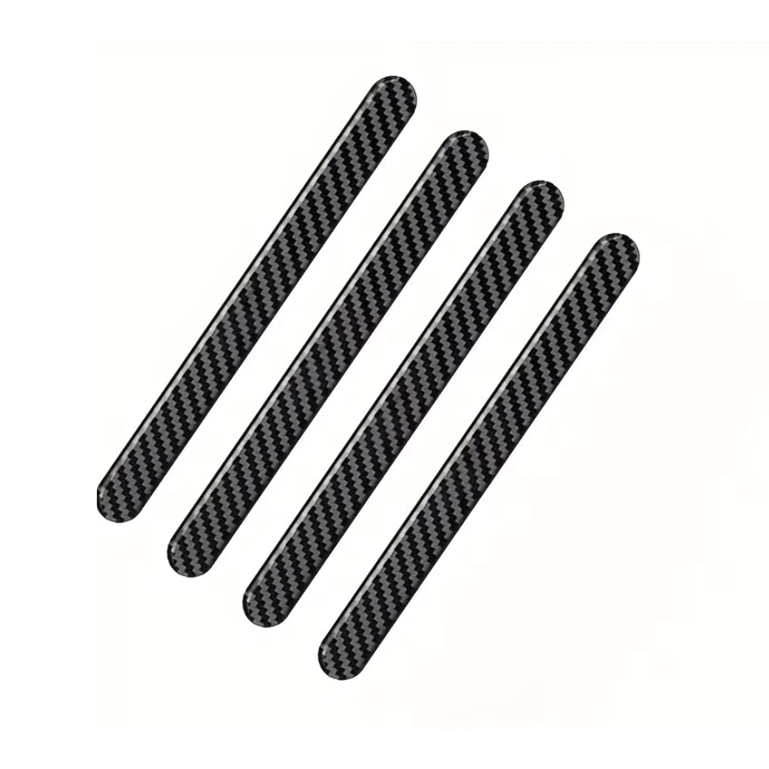 Universal 4 Adet Karbon Desenli Yapıştırma Araba Motosiklet Dikiz Aynası Koruma Kapı Kolu Yan Kapı Koruma Anti Scratch Sticker 
