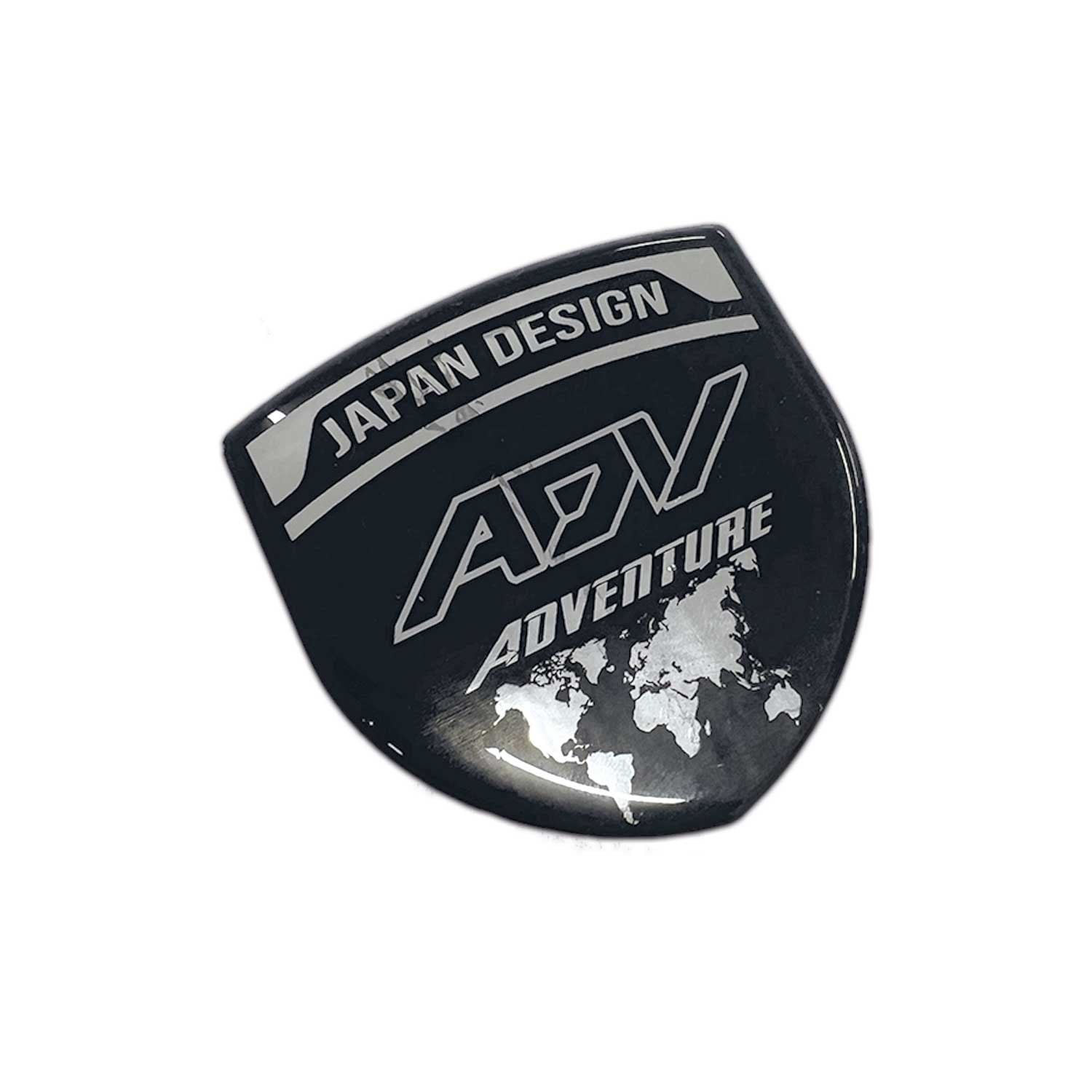 Redlinegrafik Adv Adventure Yazılı 3D Gümüş Arma Sticker