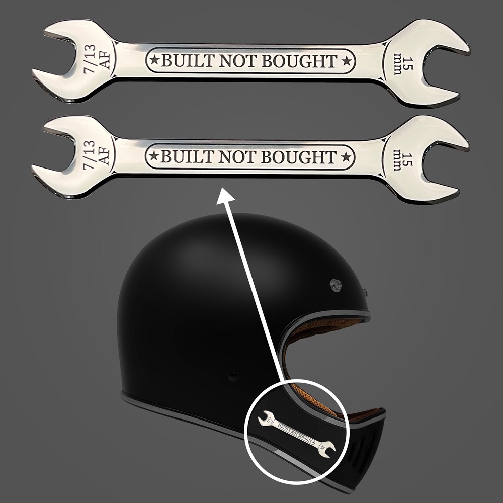Açık Ağız Anahtar şeklinde 3D Gümüş Kabartmalı Etiket Sticker