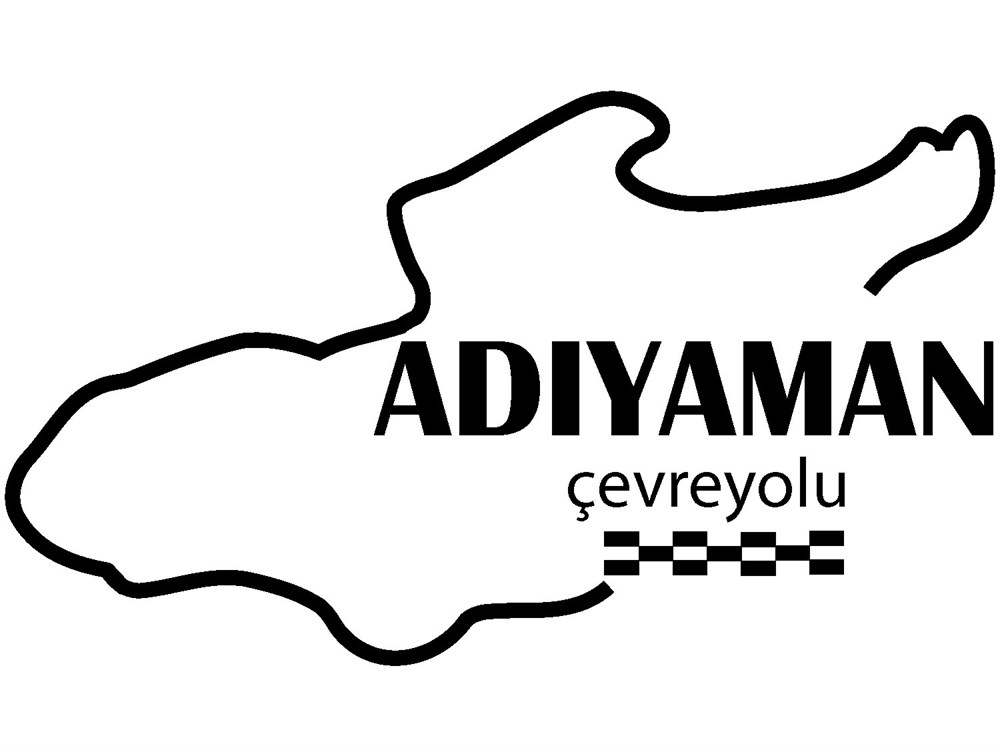 Adıyaman Çevreyolu Sticker - Ücretsiz Kargo 