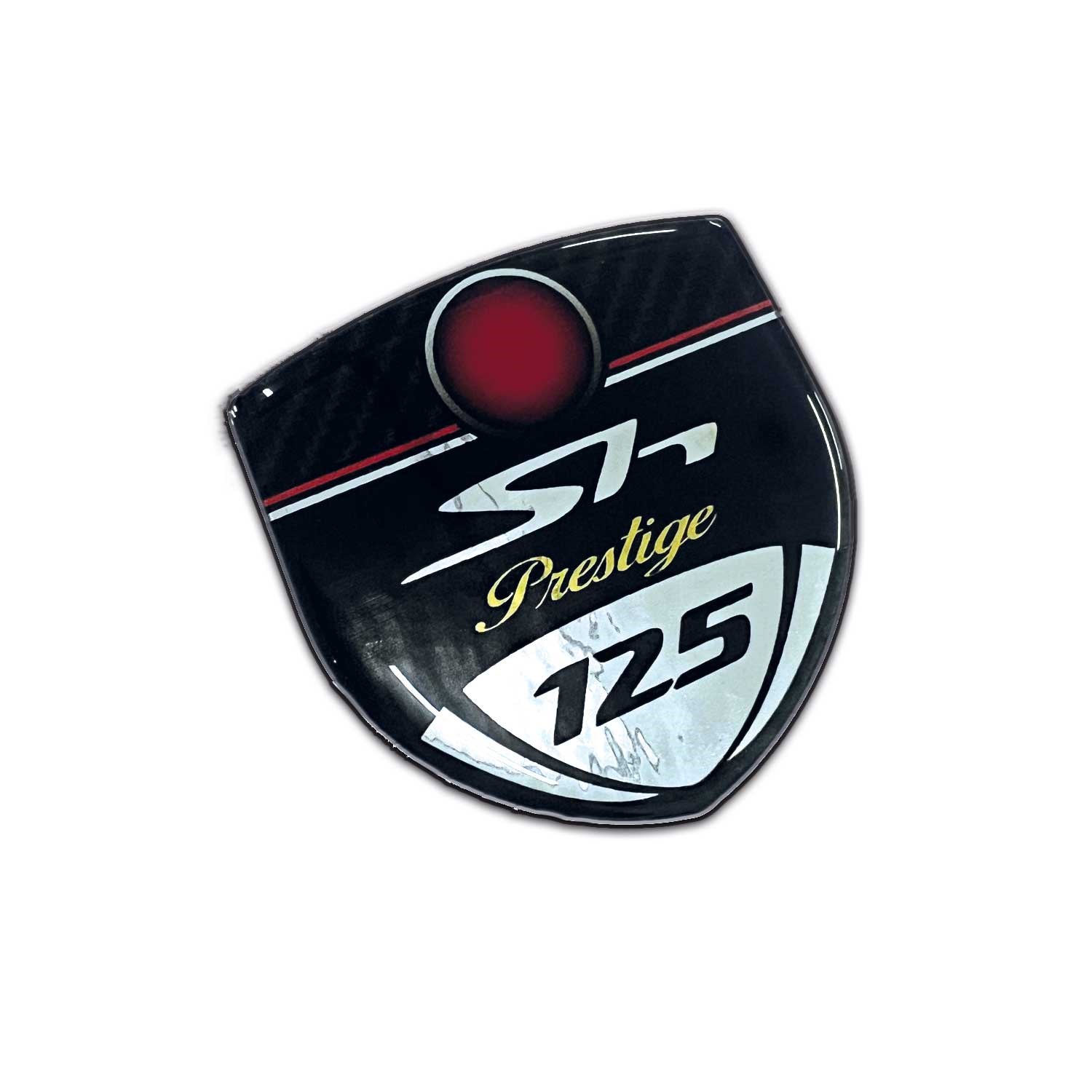Redlinegrafik Sh 125 Uyumlu 3D Gümüş Arma Sticker Sh125