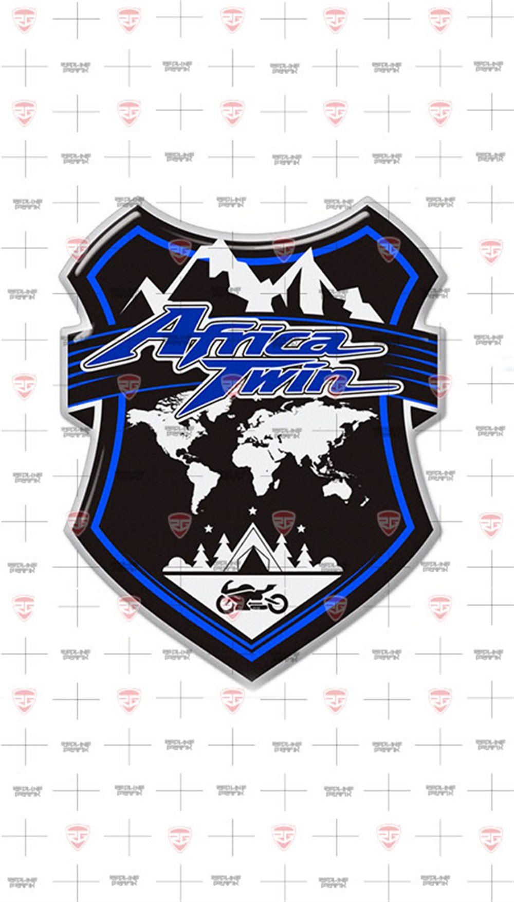 Africa Twin 3D Damla Sticker 