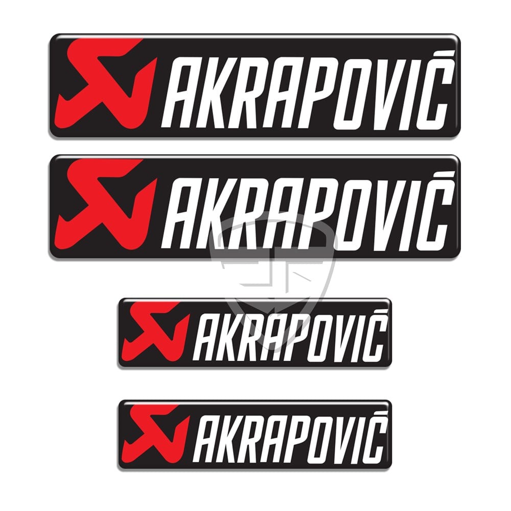 Akrapovic 4'lü 3D Sticker Set