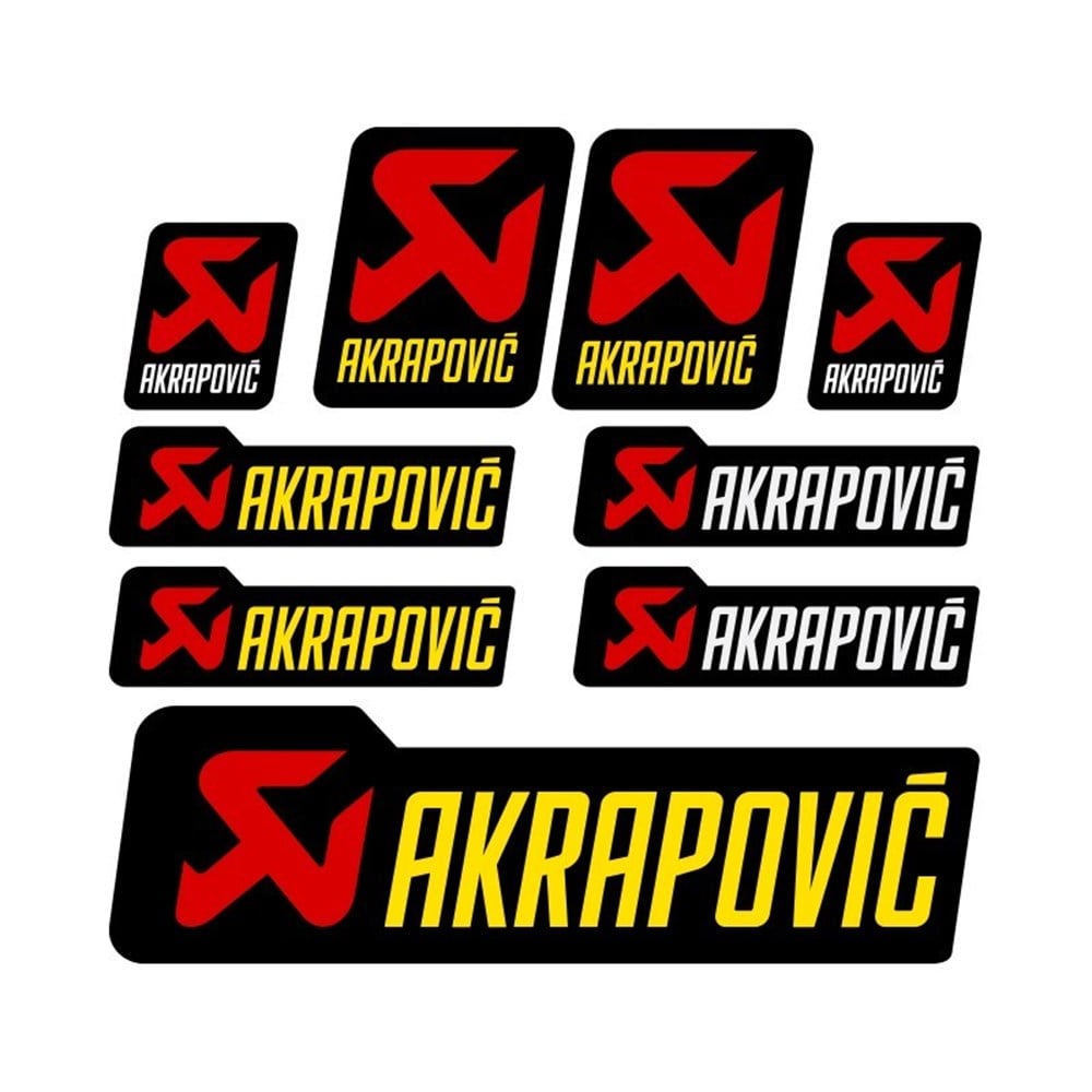 Akrapovic Sticker Set Sticker Seti