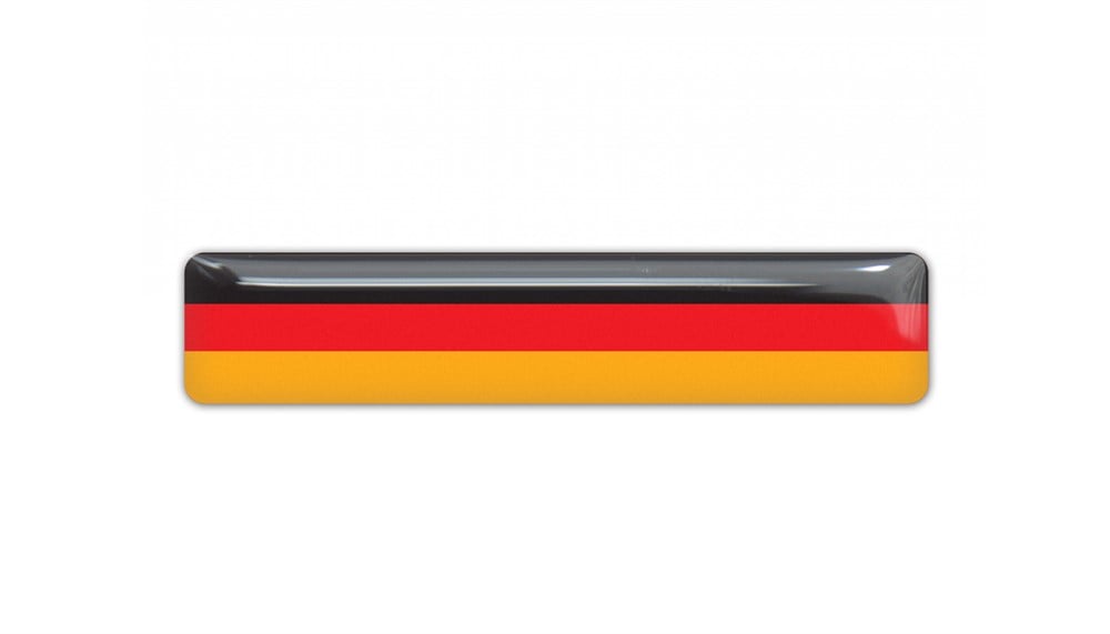 Alman Germany Bayrak 3D Sticker 2 Adet
