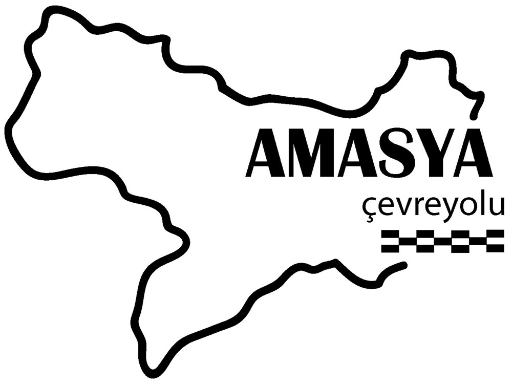 Amasya Çevreyolu Sticker - Ücretsiz Kargo 