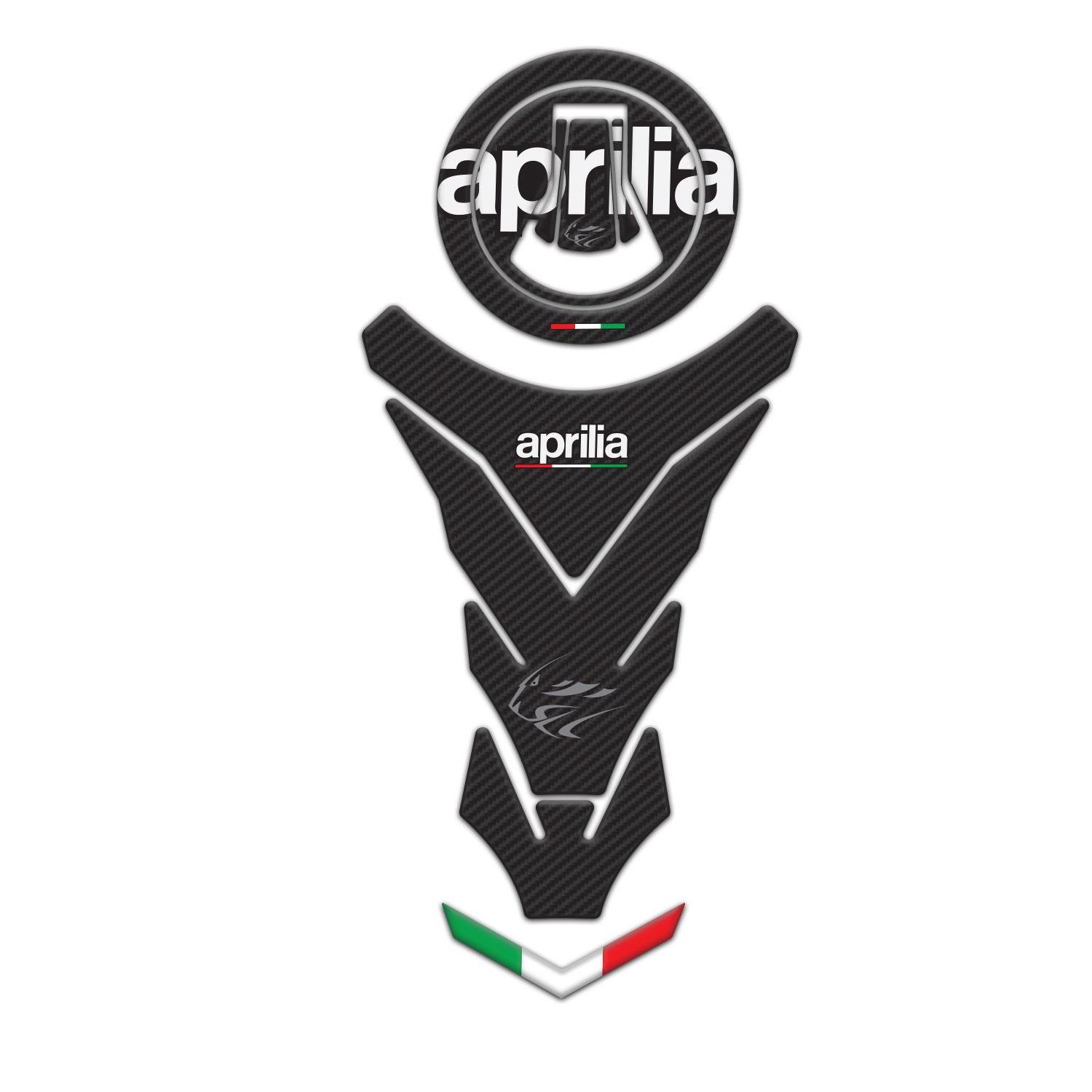 Aprilia RS125 - RS457 - RS660 - TUANO 660 Karbon Tank Pad ve Depo Kapak Pad Sticker Set Redlinegrafik