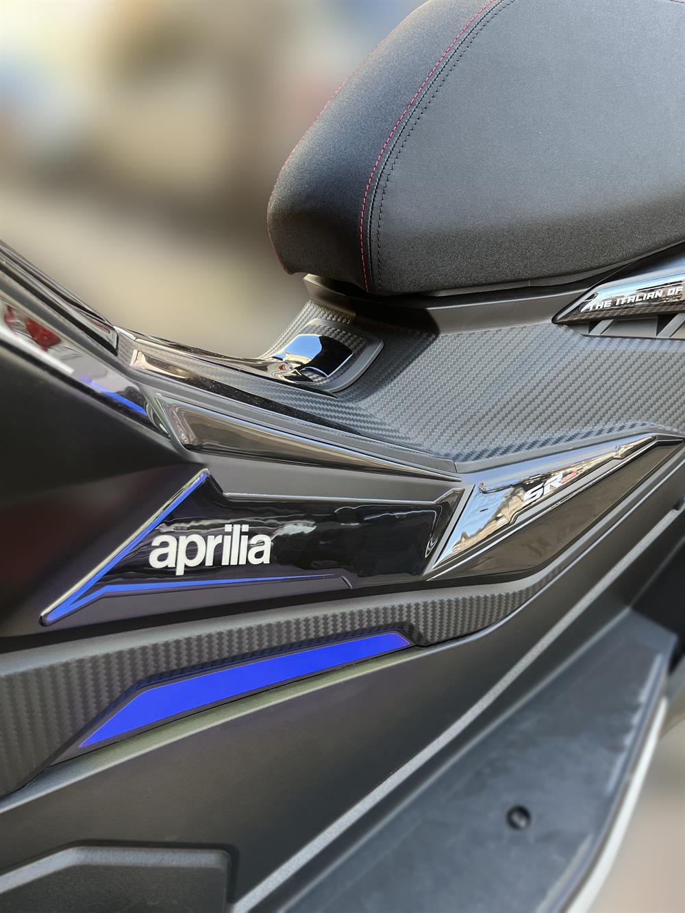 Aprilia Sr Gt 200 125 Mavi Siyah Yan Pad