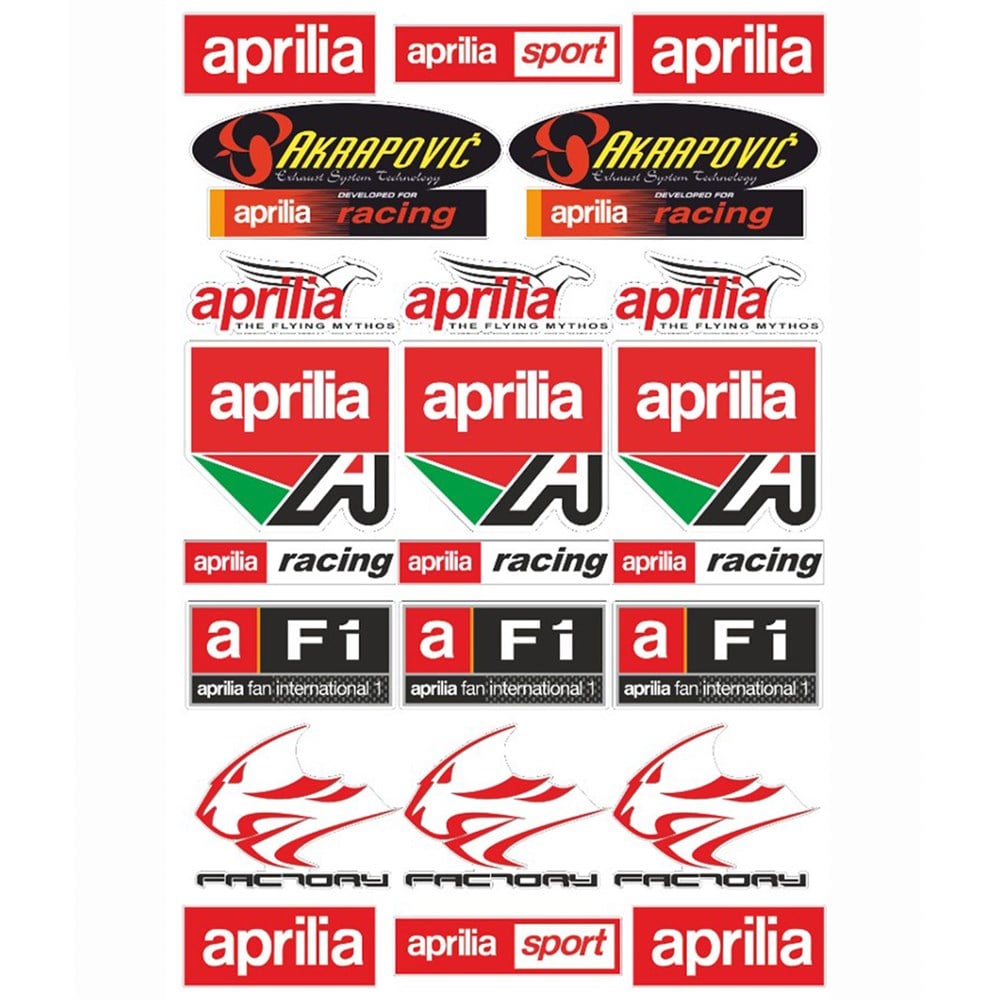 Aprilla Oto Sticker Seti