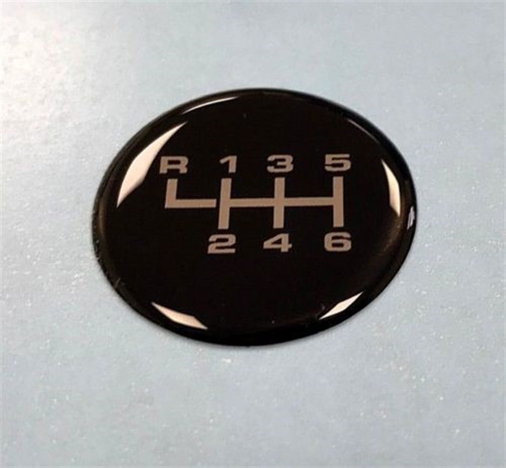Araç Vites Kolu 3D Sticker 1 Adet