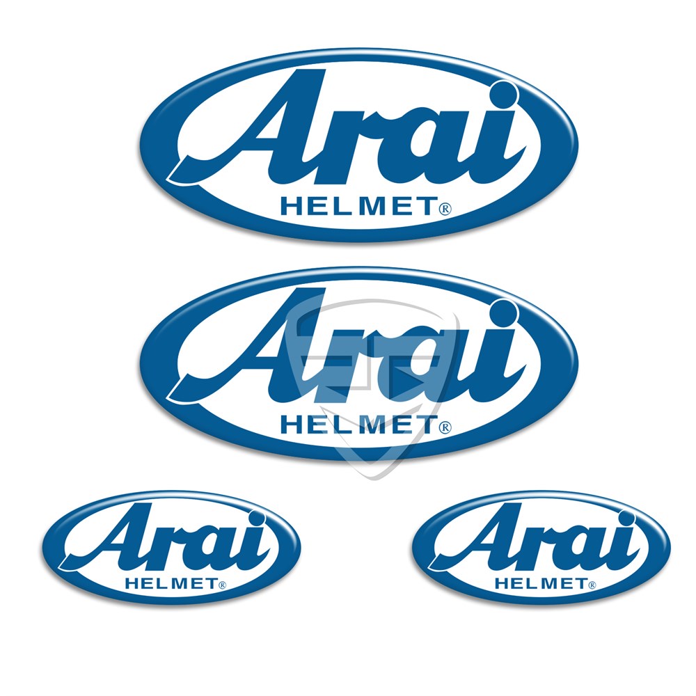 Arai 4'lü 3D Sticker Set