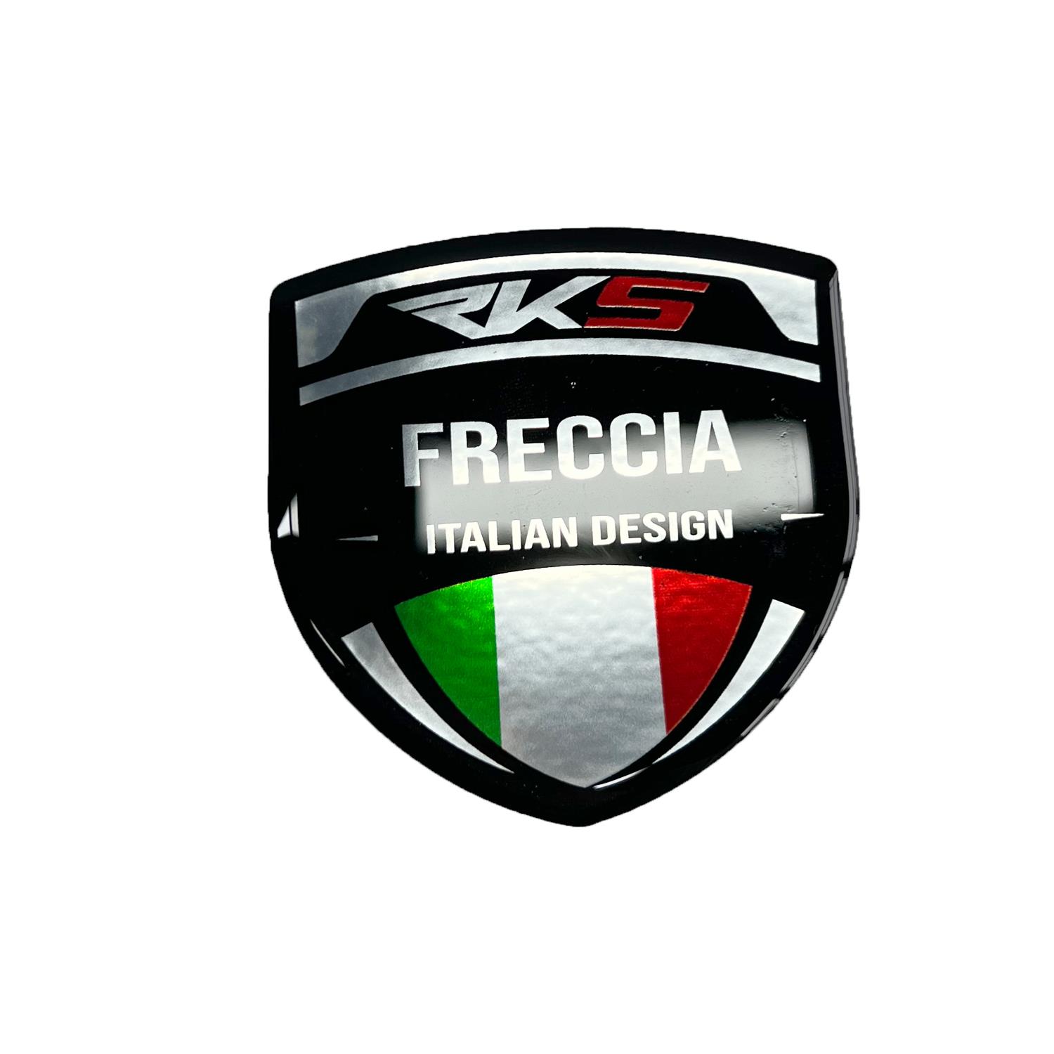 Arora Freccia 3D Gümüş Arma Sticker Redlinegrafik