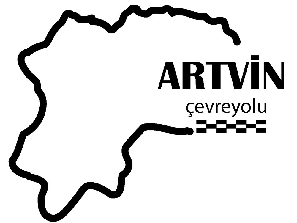 Artvin Çevreyolu Sticker - Ücretsiz Kargo 
