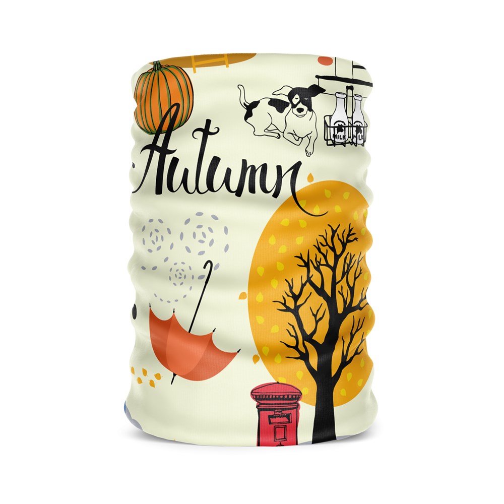 Autumun Sonbahar Kadın Bandana Saç Bandı Toka Boyunluk